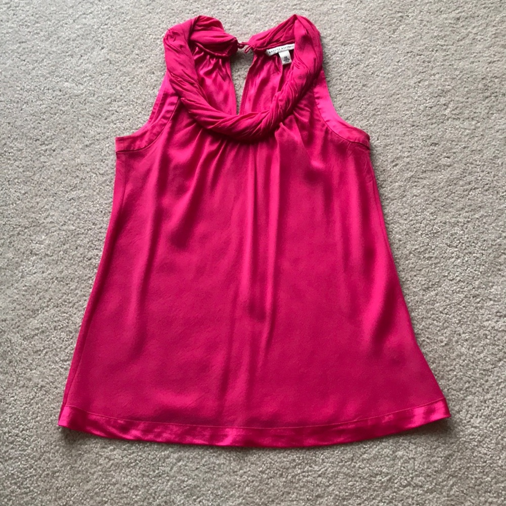 XS Banana Republic Hot Pink Silk top